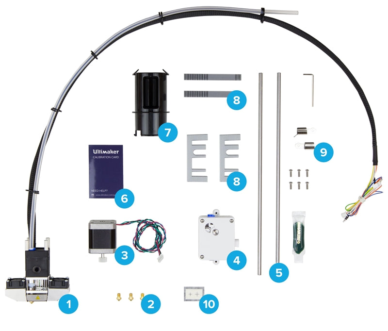 Ultimaker 2 extrusion upgrade kit - Whats in the box