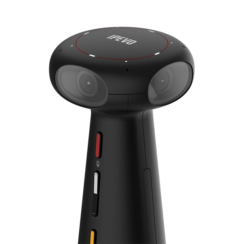 IPEVO TOTEM 360 會議攝影機 + 麥克風揚聲器特寫