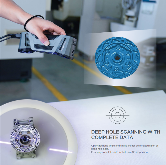 SHINING 3D - FreeScan Combo 工業級雷射手持式3D掃描器