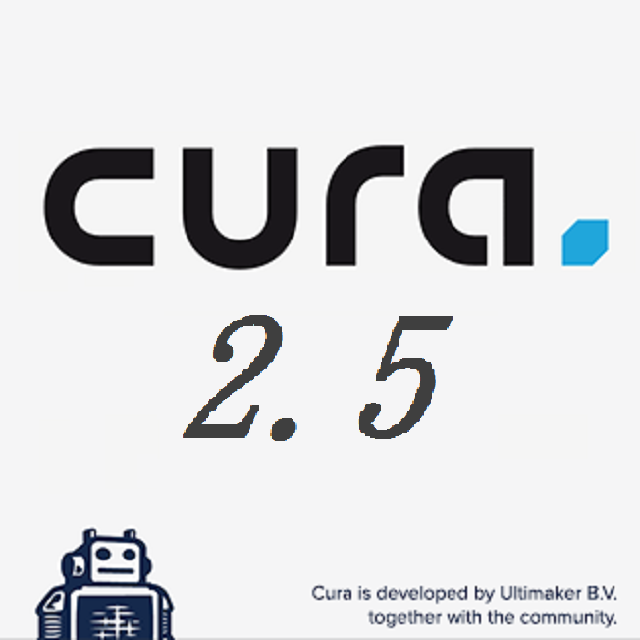 感謝Ultimaker強大的社群支援以及開發團隊，Cura2.5版本的公開測試終於結束囉！！最新正式版本的Cura在這提供下載。Cura2.5絕對不會辜負大家的期望，塞了滿滿的新功能以及bug修復，讓您享有更舒服的3D列印體驗。