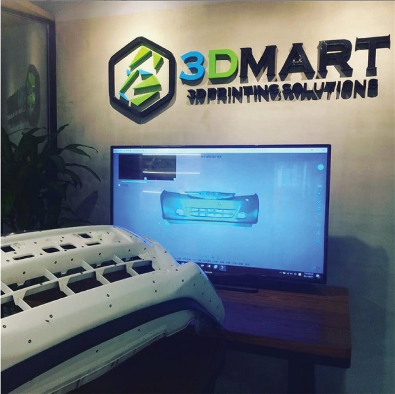 這次3dmart掃描的超大型物件-汽車保桿，掃描時間共要約20分鐘，一起來了解我們的3d掃描實況吧! 不會使用3d掃描器也沒關係，我們同時也有提供代客3d掃描的服務，歡迎帶著想掃描的物件來三帝瑪辦公室洽詢~