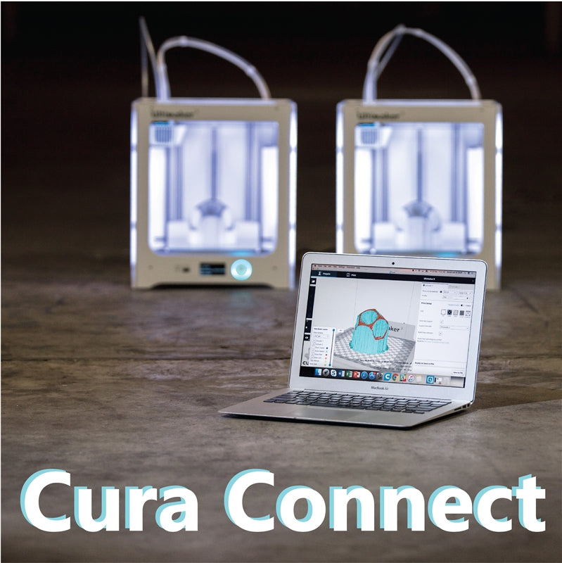 Cura Connect是即將於2017年10月17日提供的新功能，能讓Ultimaker Cura使用者同時管理一系列Ultimaker3D列印機。同時Ultimaker Cura也將發布與第三方軟體(如SolidWorks和Siemens NX)外掛結合的新功能。