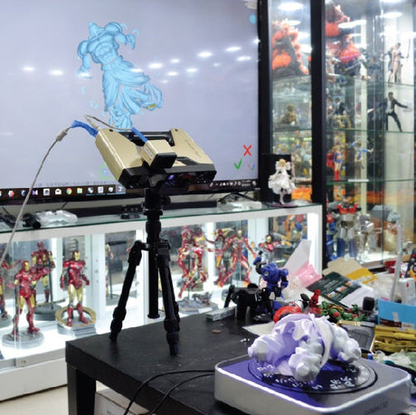 這次3DMart有一個難得的機會能拜訪與3DMart購買Einscan Pro+ 3D掃描器的客戶-黃先生，目前經營一間名為模悟空的小型工作室，專門製作大型的公仔模型以及...
