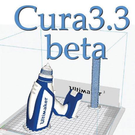 Ultimaker Cura 3.3 beta測試版已經發布了。立即下載可發現一組新功能、外掛、錯誤修復及對第三方列印機的更多支援。