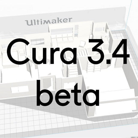 使用Ultimaker Cura3.4的最新測試版開始你的3D列印工作流程，它提供新功能、工具和穩定性，使您的3D列印體驗比以往更好，包含使用AutoDesk Inventor 2018，Blender等...