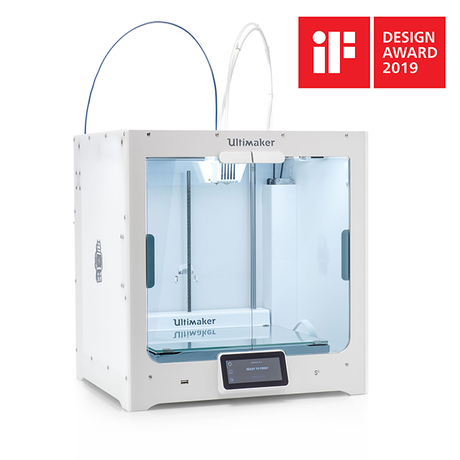 成就達成！Ultimaker S5再添勳章，從6,400多個德國iF設計獎參賽作品中脫穎而出！