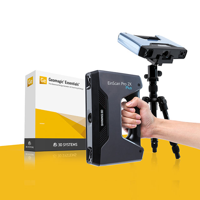 EinScan Pro 2X系列掃描器，推出超神新軟體Geomagic Essentials串聯兩種演算法，3D掃描轉CAD，直接編修也OK，讓你再也不頭痛！