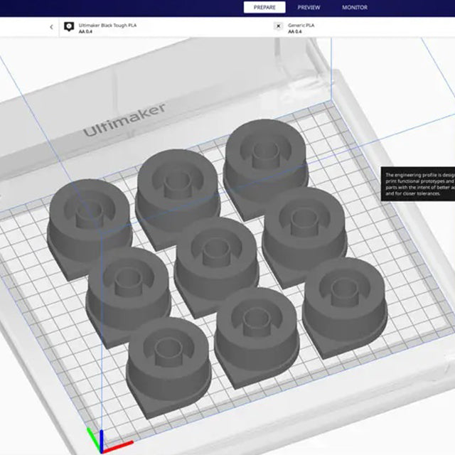 工程師、設計師、自造者，我們要的不一樣，設定參數頭很大？全新Ultimaker Cura 4.4將增加「目標設定」整合功能，直覺式滑桿一鍵解決你的參數困難症！立刻下載試試看！