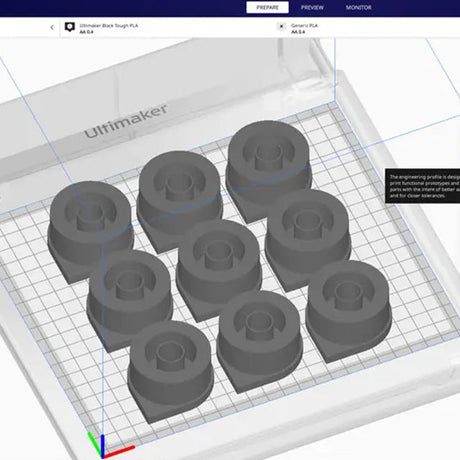 工程師、設計師、自造者，我們要的不一樣，設定參數頭很大？全新Ultimaker Cura 4.4將增加「目標設定」整合功能，直覺式滑桿一鍵解決你的參數困難症！立刻下載試試看！