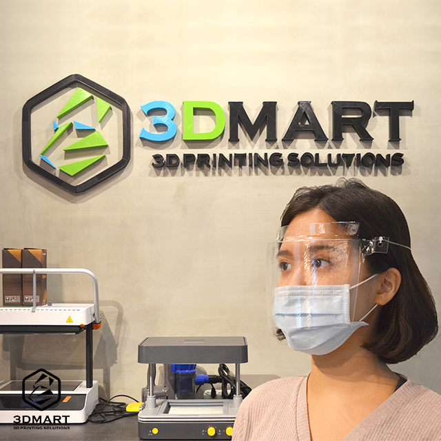 三帝瑪使用Ultimaker 3D列印機、搭配FormBox真空成型機，研發一款「3秒速成」、「只需兩步驟」、「一體成形免組裝」的全臉面罩，完整步驟大公開！