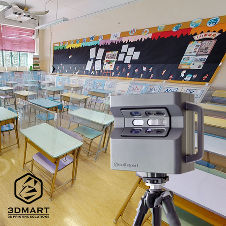 Matterport超強續航力，一鍵捕捉全校園！新生入學線上導覽，360度環景參觀，自選精華畫面，公開透明線上看，俯視預覽各樓層，指定教室超好找，港澳信義會黃陳淑英紀念學校，動線規劃馬上看！