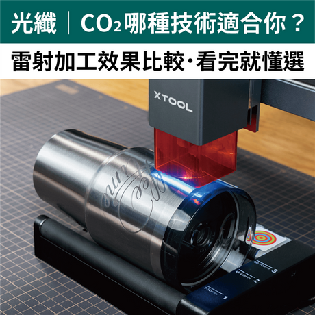 懂技術不懂選？看了效果你就會！雕刻金屬、非金屬材質時，「光纖雷射」、「CO2雷射」是雷射加工技術最常見的兩種技術，零件編號打標、標記識別、壓克力板、玻璃杯等雕刻應用，該如何選擇適合的加工機器？看成品選機器，一點馬上通！