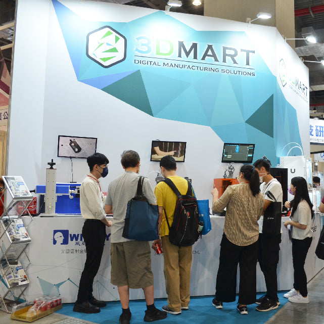 今年的國際3D列印展，三帝瑪帶來了七種技術、十種設備，從Ultimaker S3 3D列印機、Ultimaker S5 Pro Bundle 3D列印機、Snapmaker A350T三合一3D列印機、Mosaic Palette 3 Pro 線材調色盤，還有Phrozen Sonic Mighty 8K與Mega 8K光固化3D列印機、以及Wisely、SHINING Einscan HD等等。