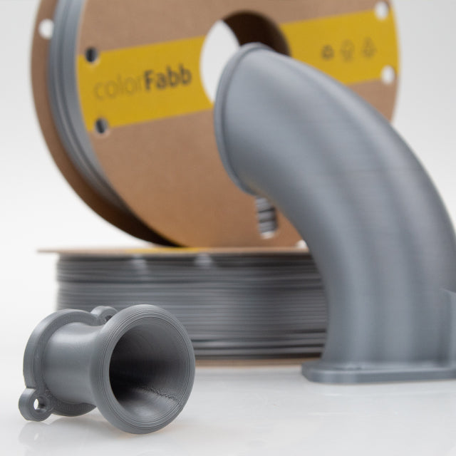 colorFabb推出耐高溫PLA，不需要退火或其他後處理步驟。colorFabb團隊利用烤箱測試此線材，可以承受120℃。若是熟悉市場上可用高溫PLA類型的3D列印愛好們，會知曉許多對3D列印部件進行退火之後要達到當初宣稱的耐溫水平。