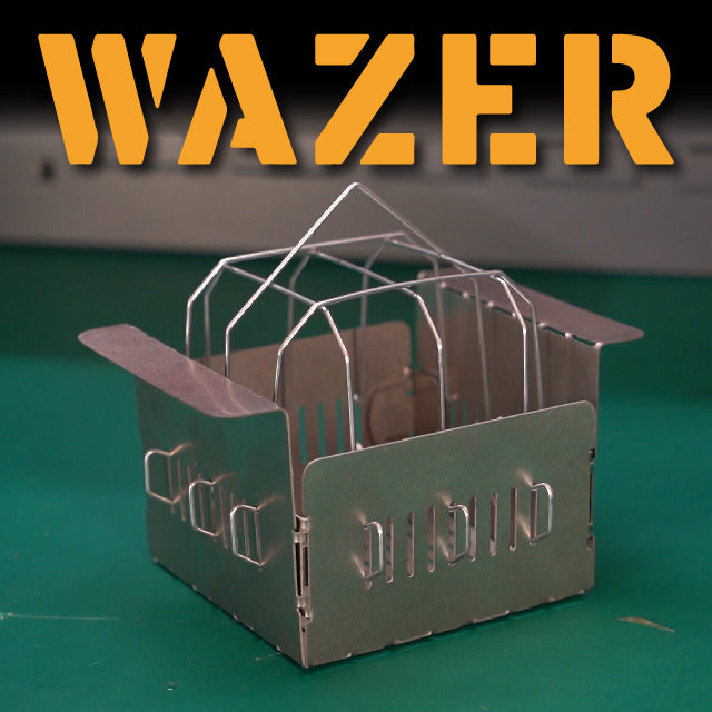 Pensa Labs與WAZER合作，展示將兩種金屬製造工具結合在一起。透過DIWire Pro 線材彎曲和WAZER水刀鈑金切割，可以快速實現高品質和實用的3D金屬設計。