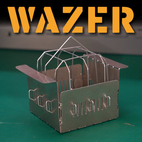 Pensa Labs與WAZER合作，展示將兩種金屬製造工具結合在一起。透過DIWire Pro 線材彎曲和WAZER水刀鈑金切割，可以快速實現高品質和實用的3D金屬設計。