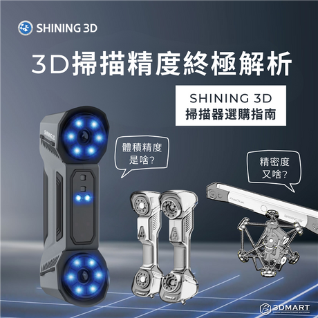 什麼是3D掃描精度?準確度、精密度、體積精度差別又在哪裡？如果你對這些3D掃描專業術語感到困惑，那麼這篇文章就是為你而寫的!