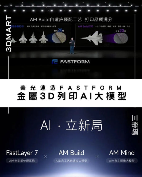 【3Dプリント】FastForm金属3Dプリント AI大モデル！