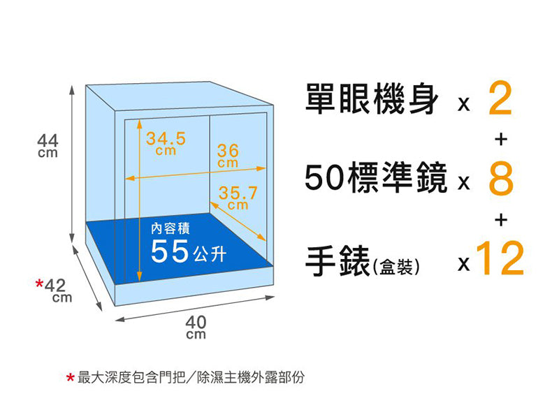 收藏家 AD-51P 暢銷經典防潮箱