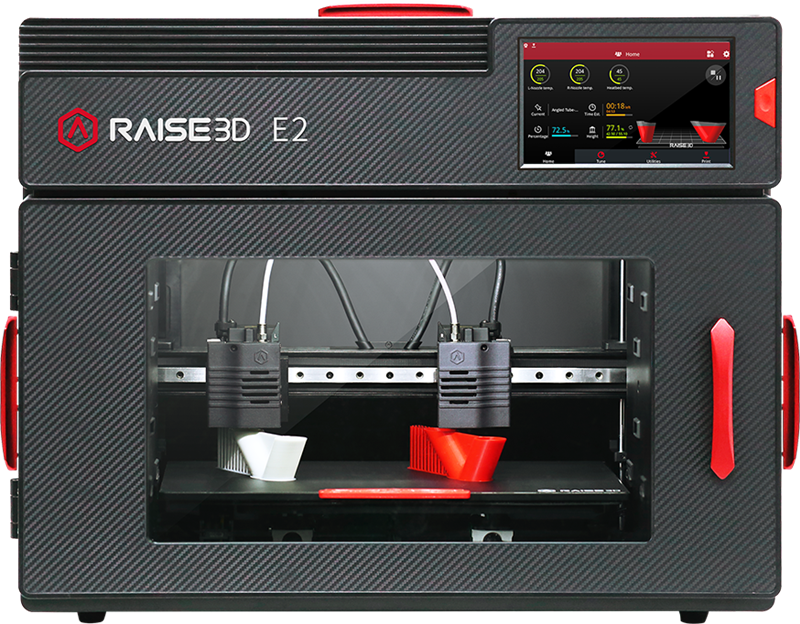 Raise3D E2 3D Printer front view