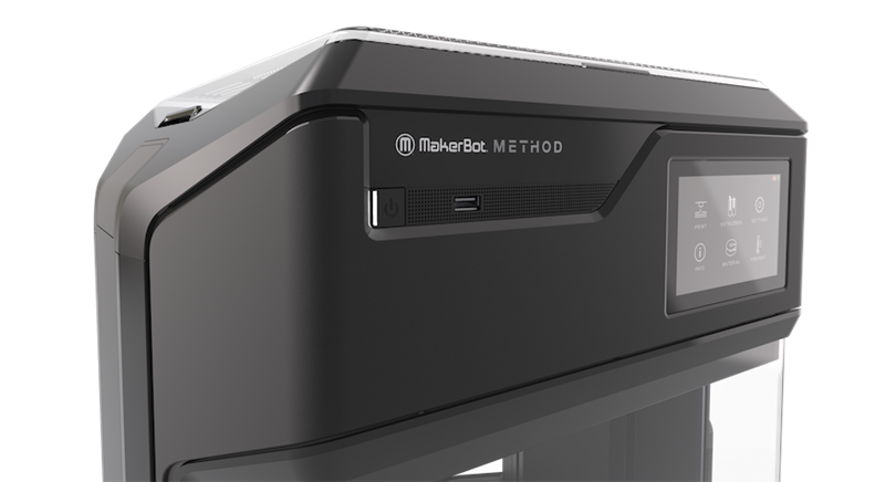 MakerBot Method 3D Printer screen