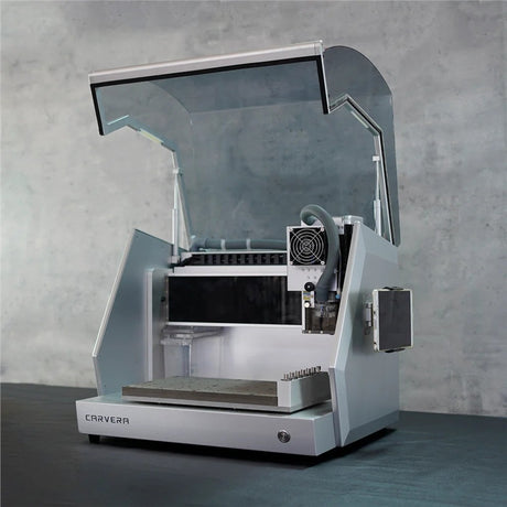 Makera Carvera 桌上型CNC加工機打開蓋