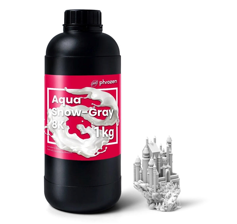 Phrozen 湖水8K模型樹脂-雪灰色 (1kg)