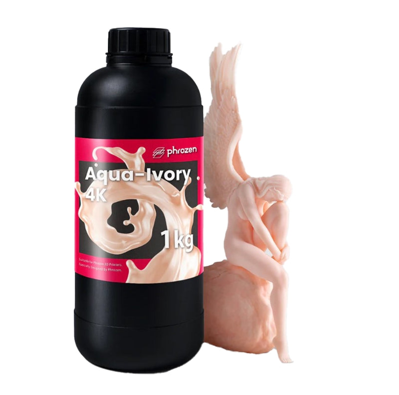 Phrozen 湖水4K模型樹脂-湖水粉肌與成品