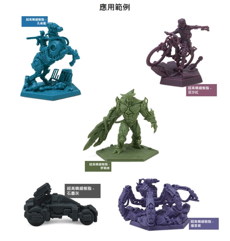 Phrozen 湖水超高精細樹脂系列成品