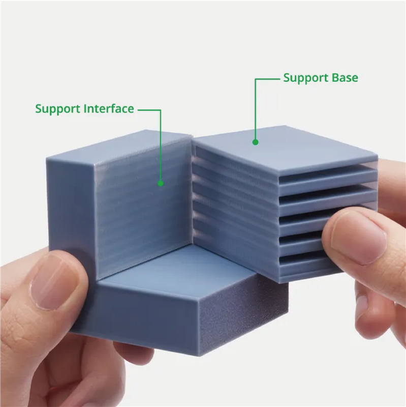 Bambu Lab PLA/PETG用サポートフィラメント - クリア