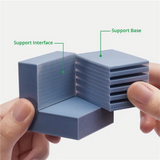 Bambu Lab PLA/PETG用サポートフィラメント - クリア