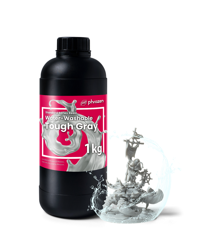 Phrozen 可水洗高速列印樹脂系列主要特點 (1kg)