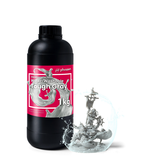 Phrozen 可水洗高速列印樹脂系列主要特點 (1kg)